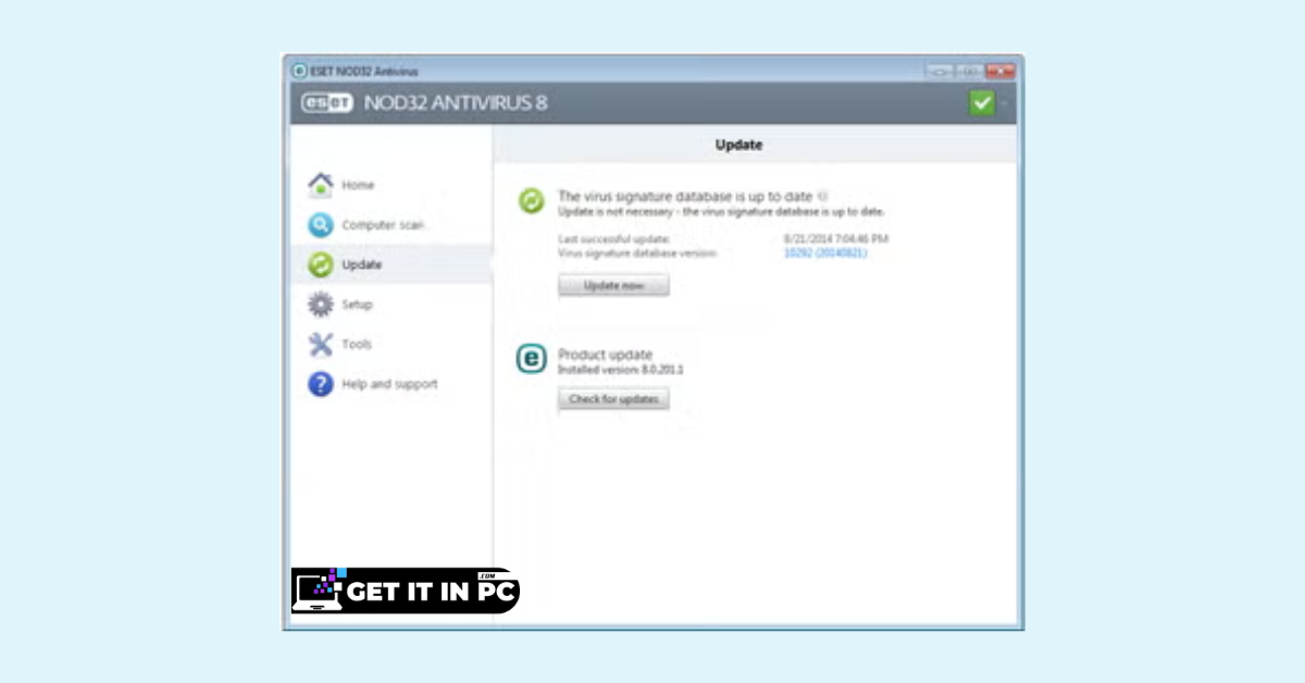ESET NOD32 Antivirus free