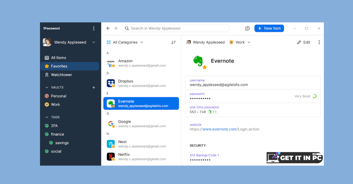 1Password 8.10.48 free