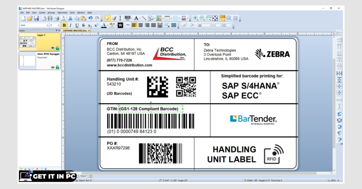 BarTender 6.0 free