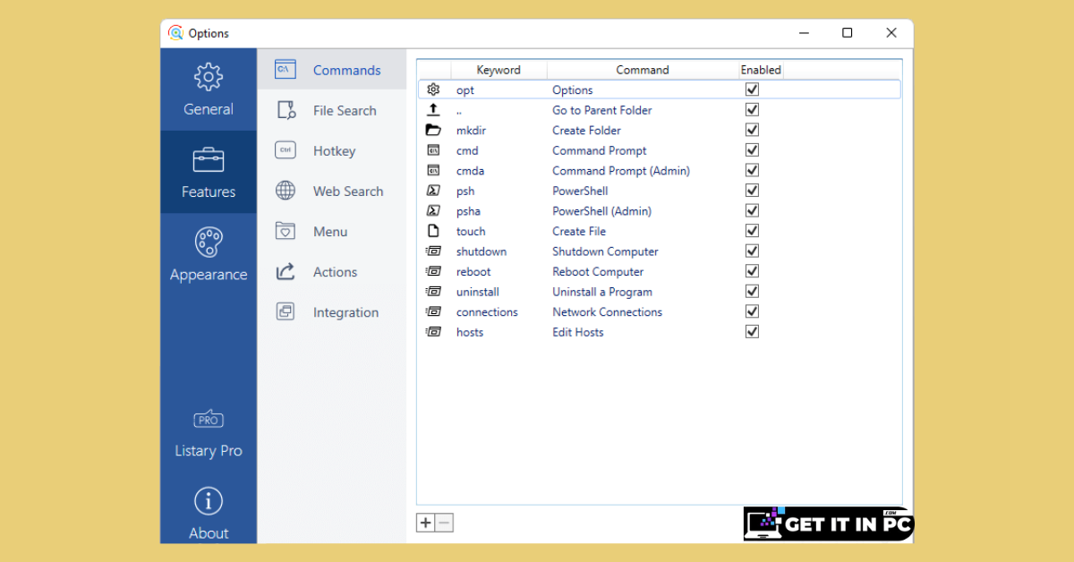 Bopsoft Listary free