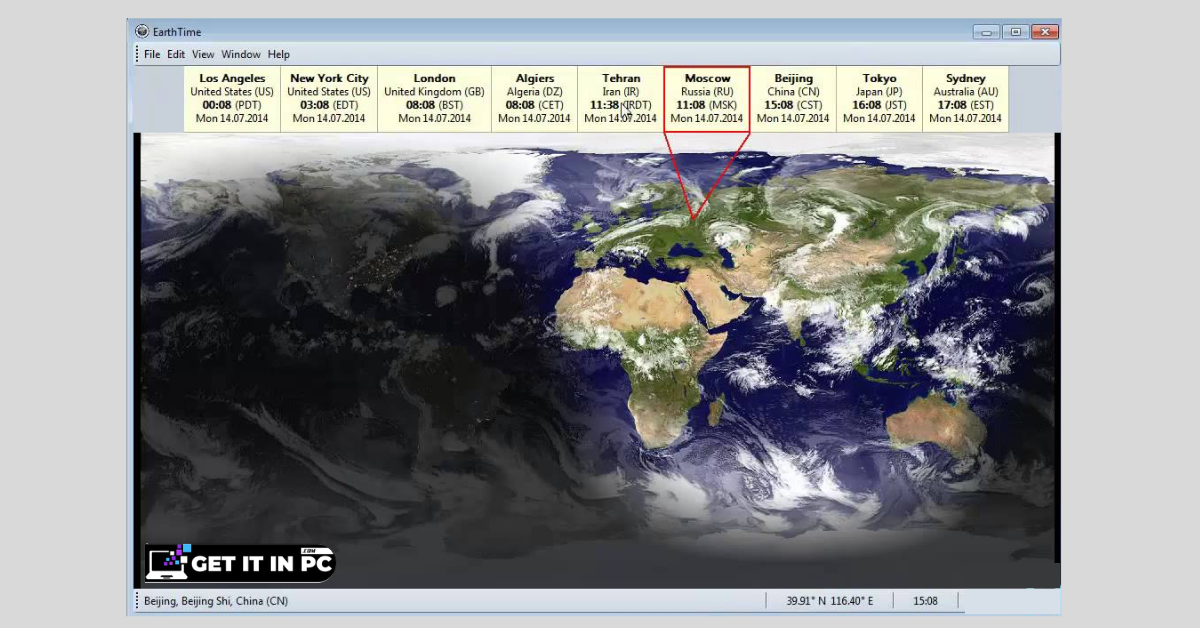 DeskSoft EarthTime