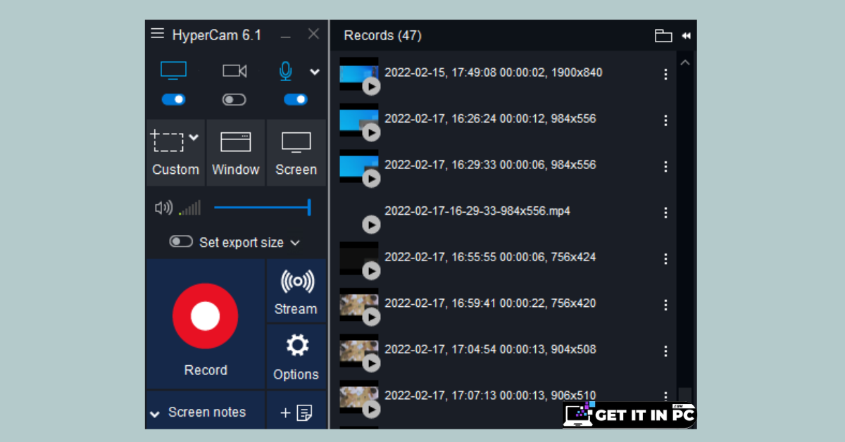 HyperCam Business 6.2.2208.31 free
