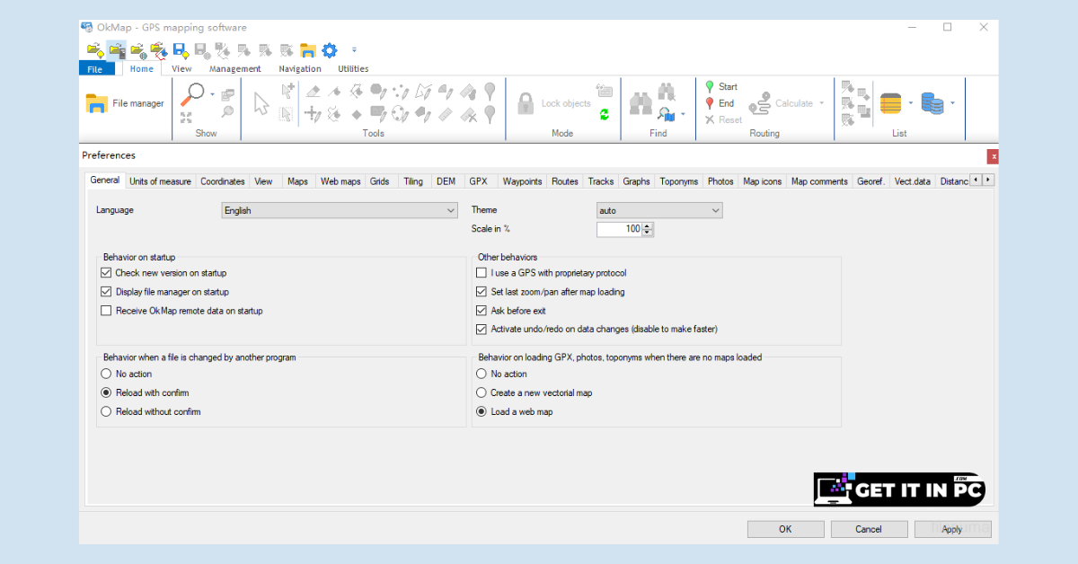 OkMap tool