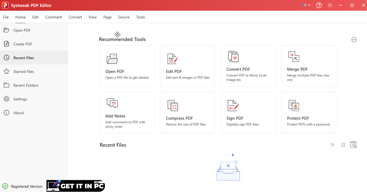 Systweak PDF Editor