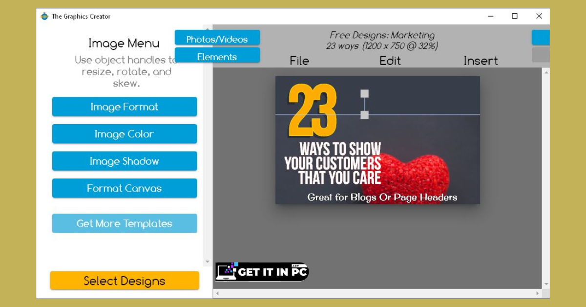 Graphics Creator free