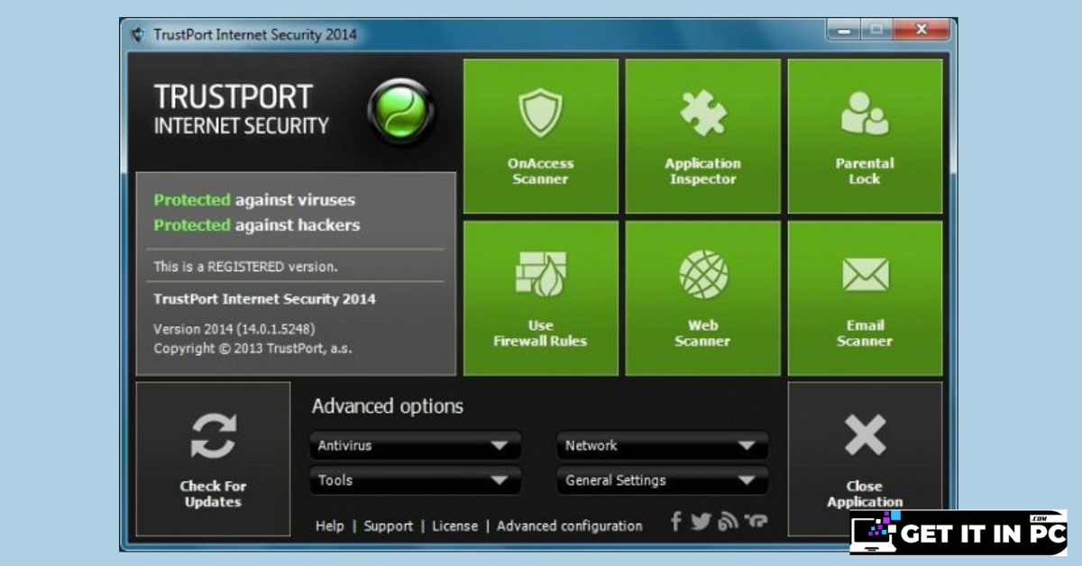 TrustPort Antivirus software